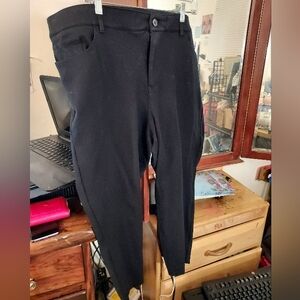 Torrid black stretch pants size 24R